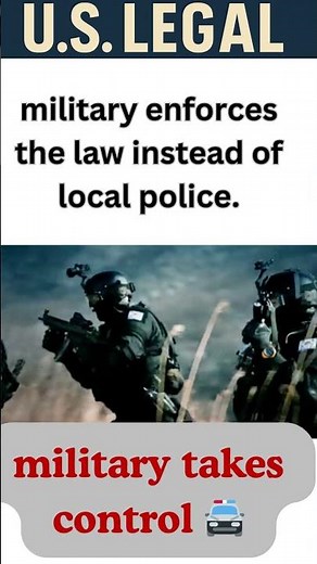 What Is Martial Law in the USA? ⚖️ Explained in 60 Seconds | Real U.S. Legal Stories