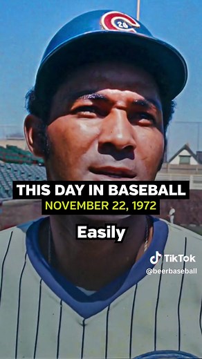 November 22, 1972 – Johnny Bench wins his second National League Most Valuable Player award in three seasons. The 24-year-old Cincinnati Reds catcher hit a league-leading 40 home runs and 125 RBIs for the National League Champions. Easily outdistancing Chicago Cubs' left fielder Billy Williams by 52 points. #JohnnyBenchMVP #NL_MVP1972 #BigRedMachine