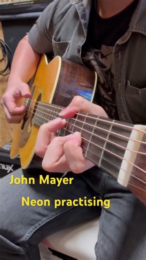 John Mayer Neon 80bpm practicing