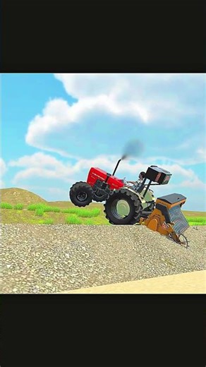 Swaraj 855 mein super seedo juda train paar kar raha hun Indian Vehicles Simulator 3D New Update