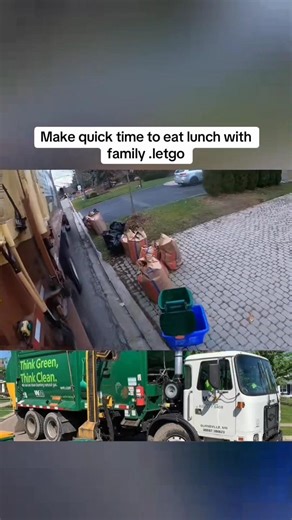 Quick Trash Collection Truck! 🗑️🚛 #doyourpart #planetprotection