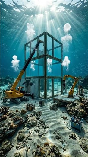 Building a House Underwater | Ocean Floor Transformation!