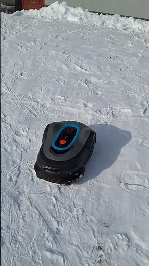 Winter Challenge Robotic lawnmower GARDENA SILENO MAX #rasaerba #rasenmäher