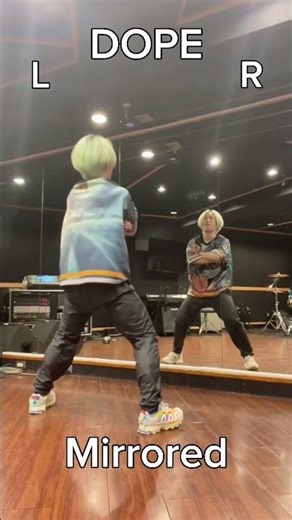 BTS"DOPE"Super Slow Dance Tutorial Mirrored @BTS #bts #btsarmy #dope #btsshorts