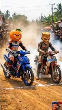 Balap Motor Bebek Udin Vs Tung Tung #shorts #balapmotor