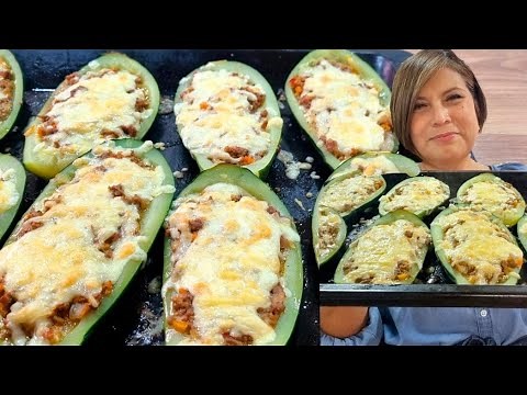 Zapallitos Italianos al horno ( calabacin-zuquinni) SilvanaCocina 😋