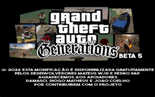 PS2 GTA GENERATIONS 巴西风格模组试玩，满速运行！附下载链接！