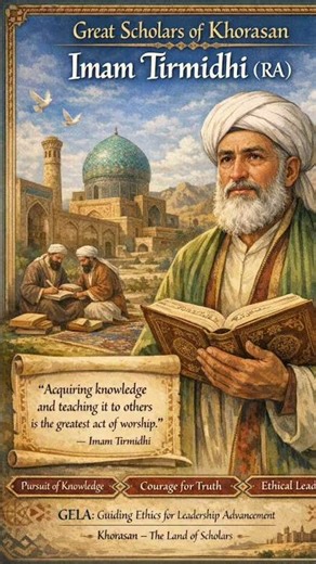 🕌 Great Scholars of Khorasan: Imam Tirmidhi (RA)