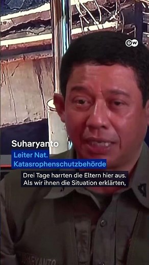 Verzweifelte Rettungsbemühungen für indonesische Schüler | DW Nachrichten