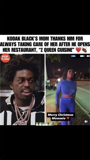 Kodak Black OPENS his Mom her OWN Restaurant “Z Queen Cuisine,” #kodakblack #mom #shorts #viral