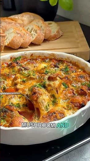 Oven-Baked Mushrooms with Veggies 🥘 So Simple, So Good