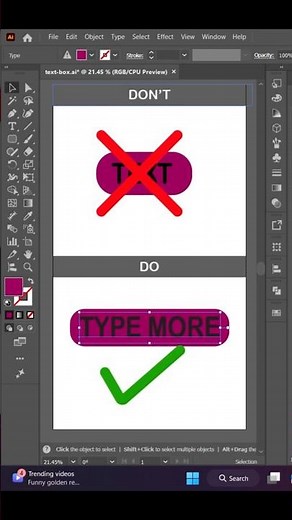 How to make responsive text box in illustrator