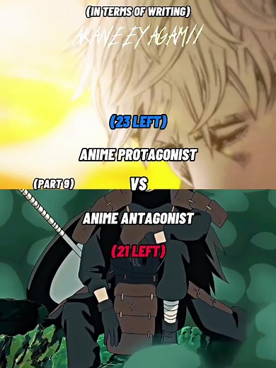Part 9 | Protagonist vs Antagonist | In Terms of Writing | #anime #fyp #viral #eren #erenjaeger #aot #attackontitan #vs #L #llawliet #deathnote #jojo #jojosbizarreadventure #kirayoshikage #kira #protagonista #vs #antagonist #animeedit #trending