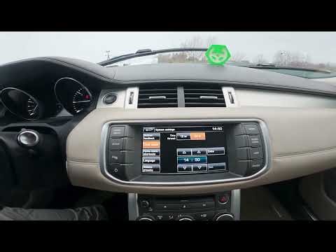 RANGE ROVER Evoque (2011-2018) – Como ajustar data e hora