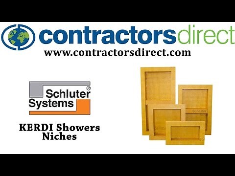 Schluter-KERDI Shower Niche Installation