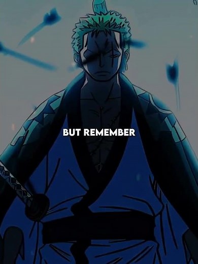 Zoro best speech 🔥| #onepiece #zoro