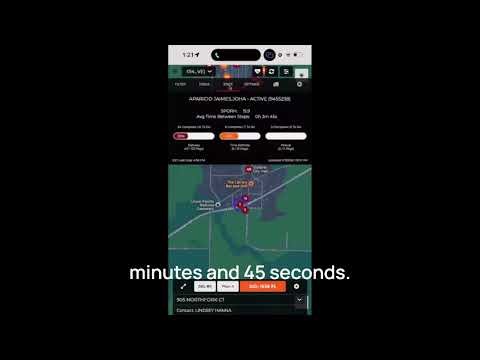Driver Stats & Est. Completion Time