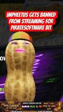 IMPHEETUS GETS BANNED FROM STREAMING FOR PIRATESOFTWARE BIT| RUST ‪@TheBurntPeanut‬
