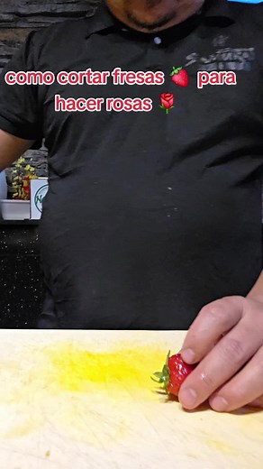 How to Cut Strawberries into Beautiful Roses