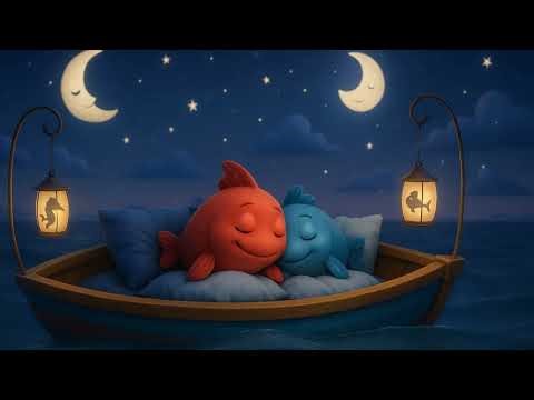 🐟 Cozy Fish Bedtime Lullabies | Kids Sleep Music 🌙 Gentle Ocean Night Sounds ✨