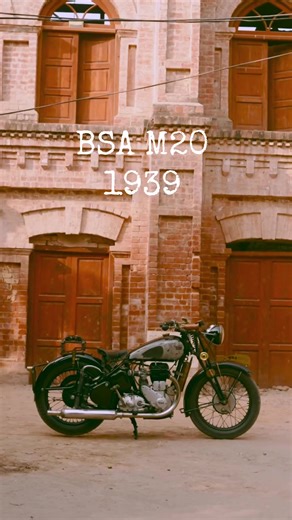 Explore the 1939 BSA M20 Vintage Machine