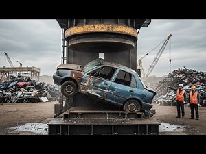 Heavy Machine Crushing Cars | Relaxing & Satisfying Video