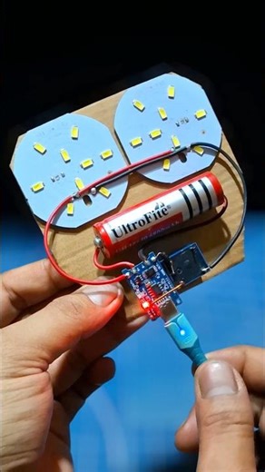 Emergency Lights Automatically Turn On When the Power Goes Out#shortvideo #electrical #diy