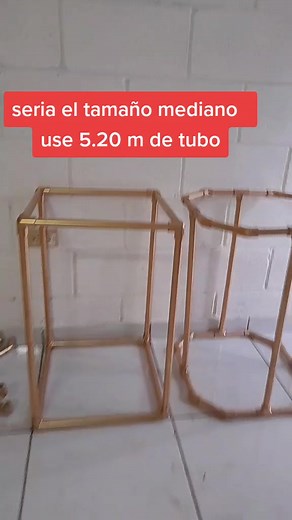 Cómo hacer mesas decorativas con tubos de PVC
