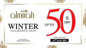 The much-awaited Winter Clearance Sale is now live! Shop your favorites at UPTO 50% OFF online and in-stores. *Terms and Conditions apply #Almirah #WinterClearanceSale Shop Now: https://bit.ly/3bytuRU | Almirah
