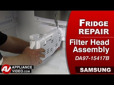 Samsung Refrigerator - Water Leaking - Filter Head Assembly Repair