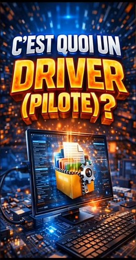 🔧 C'est Quoi Un Driver (Pilote) ? Explication Simple #Driver #Pilote #Windows11 #Windows10 #PC #Tech