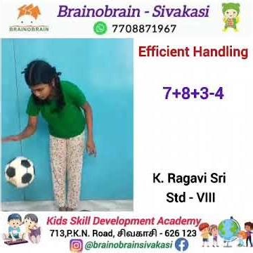 🔥 Abacus MultiTasking Challenge | Smart Kids Brain Training - Ragavi Sri K