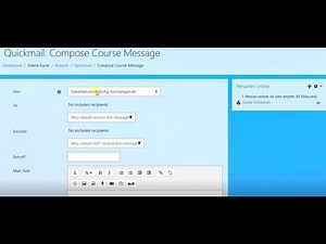 Moodle - Quickmail