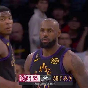 LeBron powers L.A. to a 2-0 series lead over the Rockets w/ 28 PTS, 8 REB & 7 AST in GM 2! 🏀📺👑❗️..