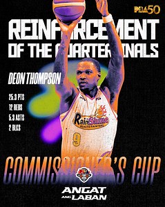 Deon Thompson is your PBA Reinforcement of the Quarterfinals! #PBASeason49 #PBAAngatAngLaban | PBA