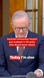 Australian prime minister Anthony Albanese announced his government will establish a national gun buyback scheme, describing it as the largest such scheme since the 1996 Port Arthur tragedy | The Independent