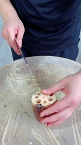 Lotus Root Cutting Skills Chinese Way #localbusiness #wings #comfortfood #groceryshopping #seafood #vacation | knife Chinese skill