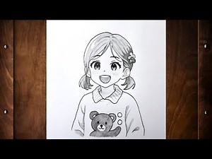 How to Draw a Cute Chibi Girl Step by Step | Easy Anime Drawing Tutorial for Beginners