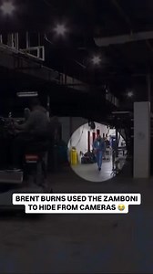 1.2K reactions · 15 shares | Brent Burns used the Zamboni as a screen to avoid the walk-in cameras  | BR Open Ice | Facebook