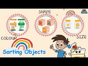 Sorting Objects for Kids Colours, Shapes and Sizes