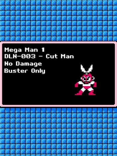 Mega Man 1 - Cut Man (No Damage) (Buster Only) #nes #game #capcom #megaman #nodamage
