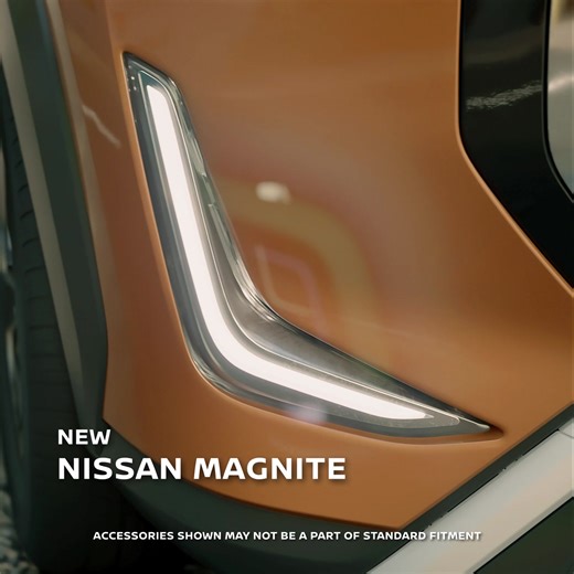 The much-awaited New Nissan Magnite is here. Packed with 20 first-in-segment and best-in-segment features, It makes every drive a pleasure. With more than 55 active and passive safety features, it ensures the highest standards of safety for you and your loved ones. #BoldInsideOut Click the link below to know more: https://shorturl.at/RjGn2 #OneCarOneWorld #BoldInsideOut #NewMagnite #NewNissanMagnite #NissanIndia #Outdo #ComingSoon #MadeInIndia #SUV #Car | Nissan