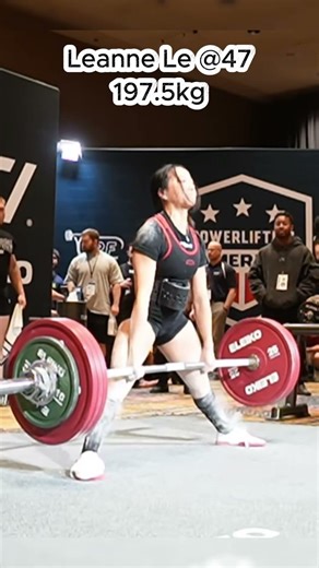 Open Nationals 2026 deadlift 197.5kg by Leanne Le @47