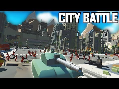 HUGE CITY BATTLE! Best NEW Map in Ravenfield! (Ravenfield Gameplay New Custom Map)
