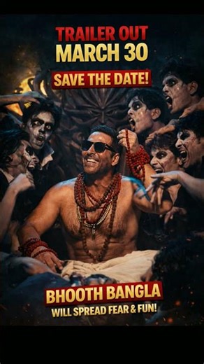 “Bhooth Bangla Trailer 🔥 Akshay Kumar Horror Comedy 😱 March 30 Big Surprise!”