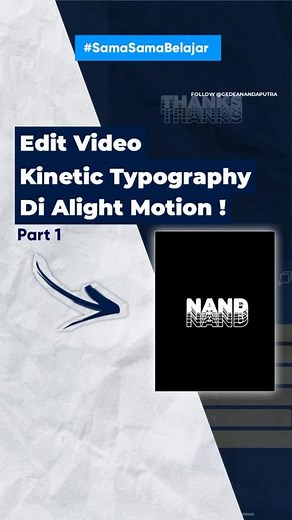 Mastering Kinetic Typography in Alight Motion Tutorial