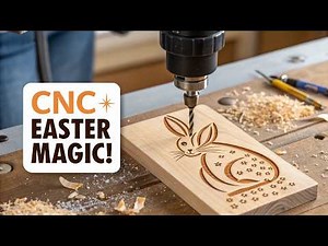 Making a Easter bunny with a CNC Router!
