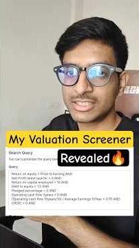 Free Valuation best Screener for Value investing 🔥 | Vaipul