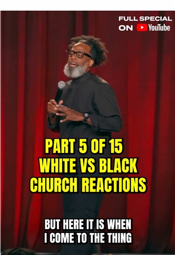 White vs Black Church Comedy Reactions: Marcus D. Wiley