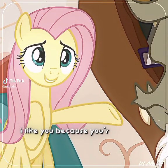 their dynamic is so cute 🤍 #mylittlepony #mlp #friendshipismagic #fluttercord #fluttershy #discordmlp #ulanxie #fyp #foryou #viral